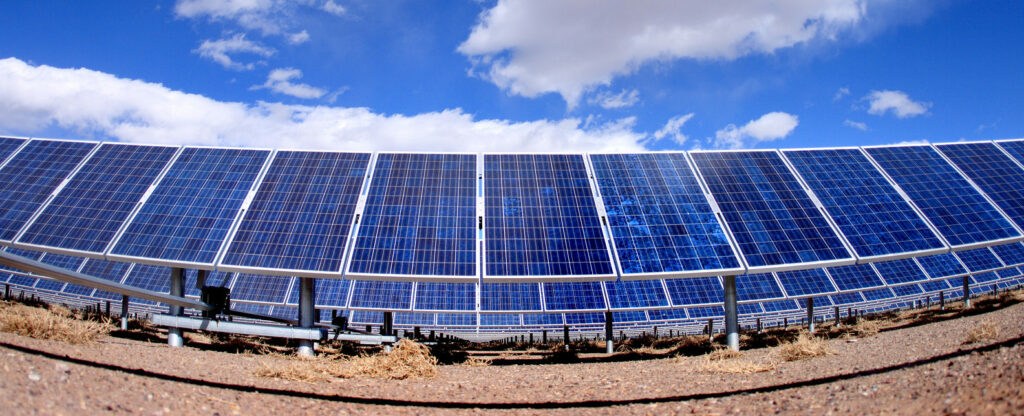large scale solar panels